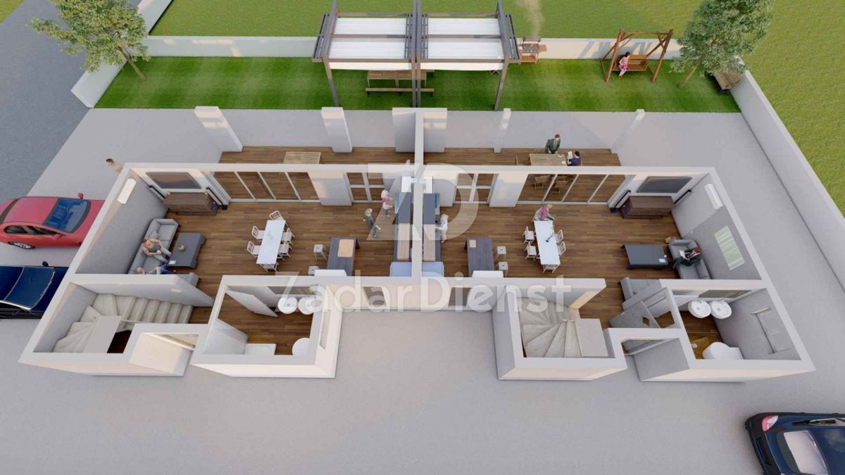 Casa moderna di 204 m2 con piscina a Vrsi