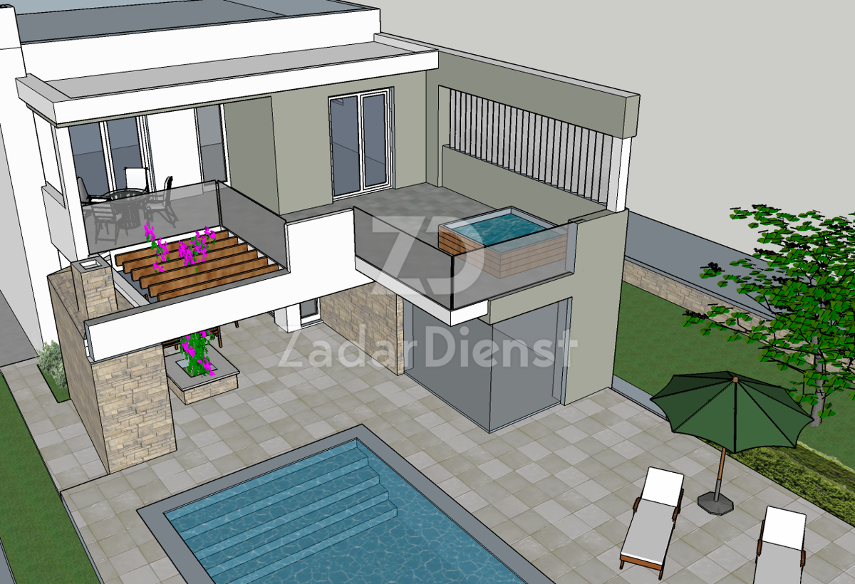 Terreno con permesso di costruzione e progetto - Ljubač