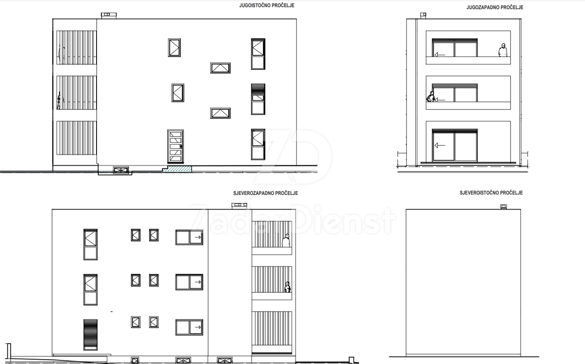 Appartamento in una nuova costruzione, a 300 m dal mare a Sv. Filip i Jakov