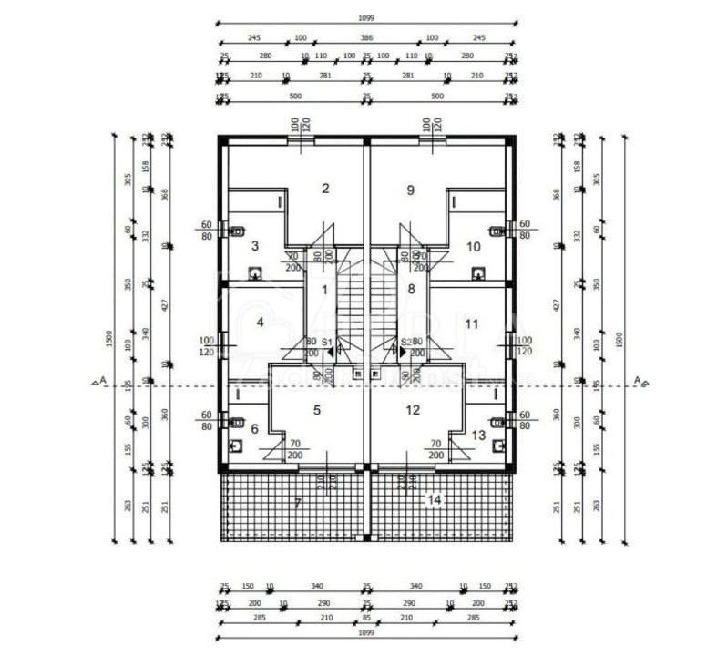 Villa moderna con piscina e vista sul mare a Privlaka
