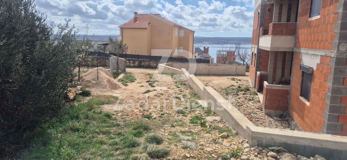 Terreno di 602 m2 con vista sul mare a Maslenica