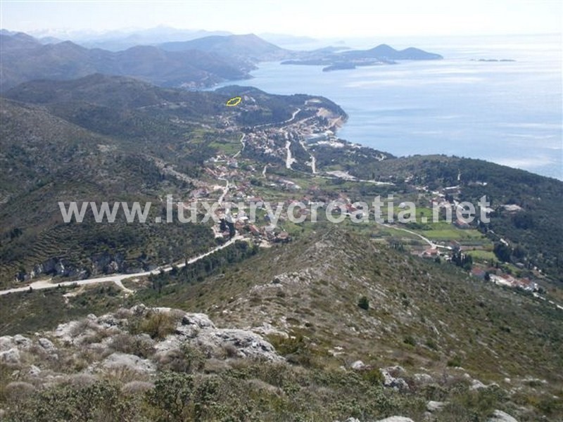 LOTTA VISTA MARE DI TERRA ORASAC, DUBROVNIK