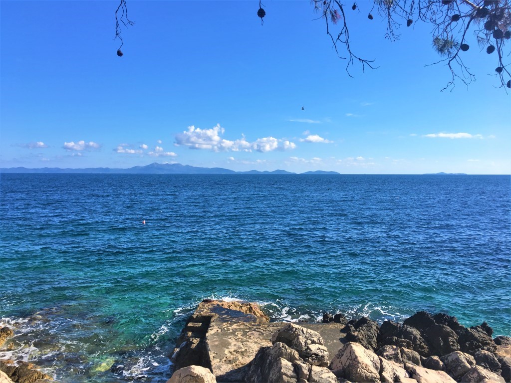 Terra al mare in vendita con casa in via di sviluppo, isola di Korcula