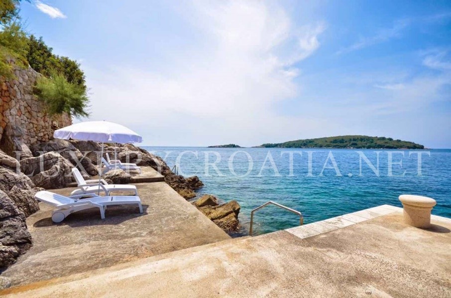 Seafront sea view villa for sale private bay, Konavle